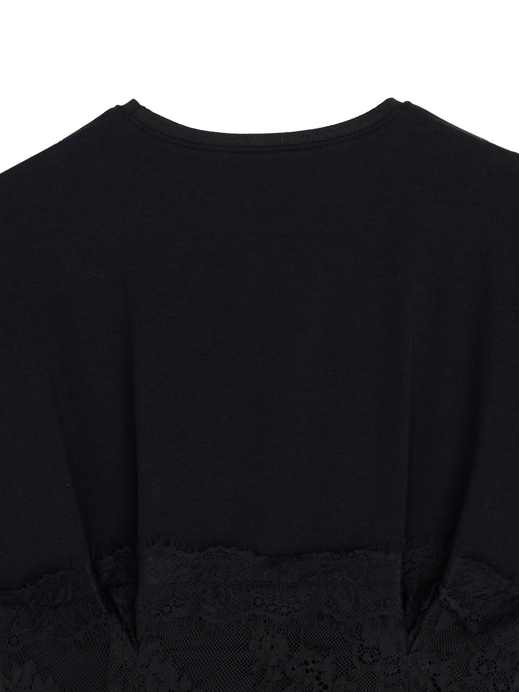 CORSET LIKE LACE DOCKING TEE