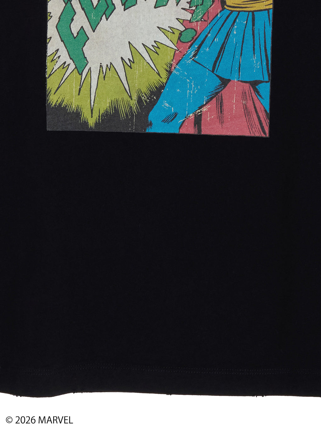 MARVEL COMIC OVER L/S TOP
