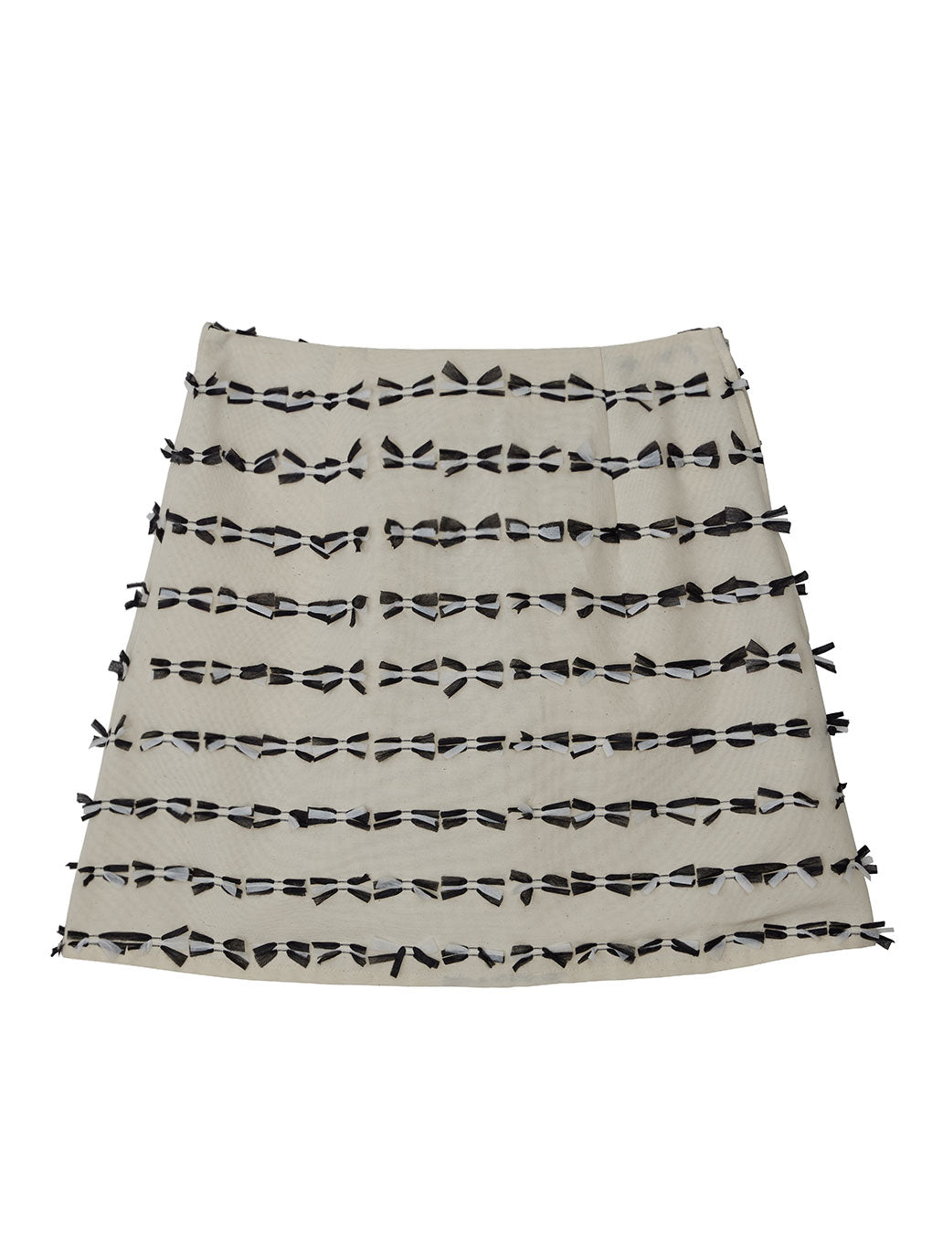 CHARMING RIBBON LIKE MINI SKIRT