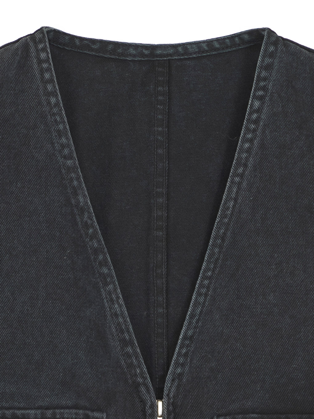 COMPACT FADE DENIM VEST