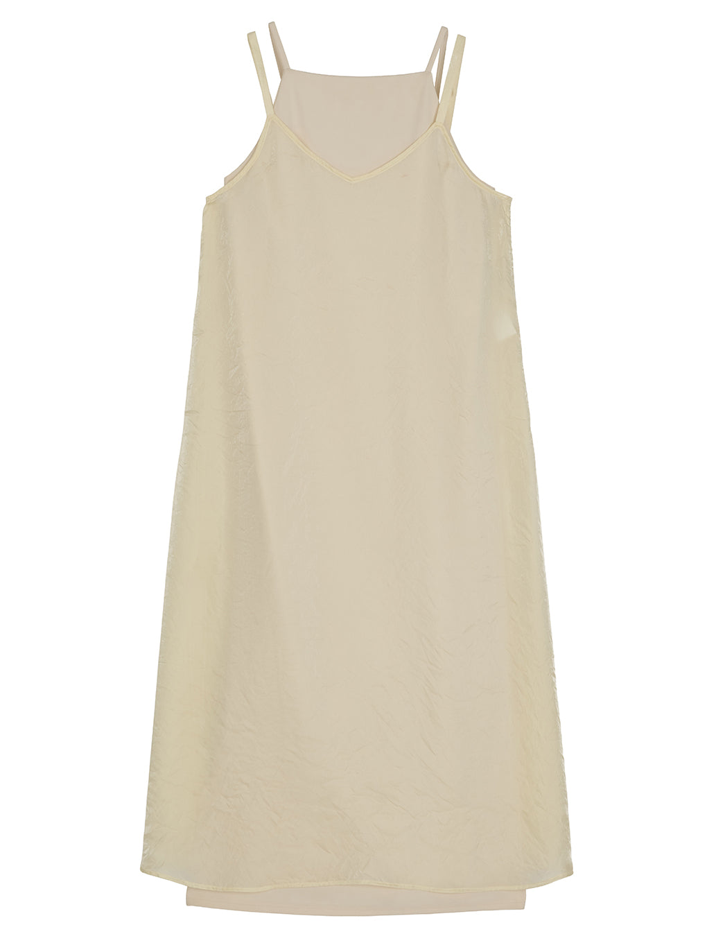 2WAY SHEER LAYERED CAMI DRESS