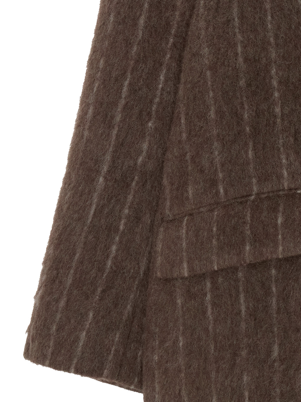 UND STRIPE ALPACA SHAGGY JACOT