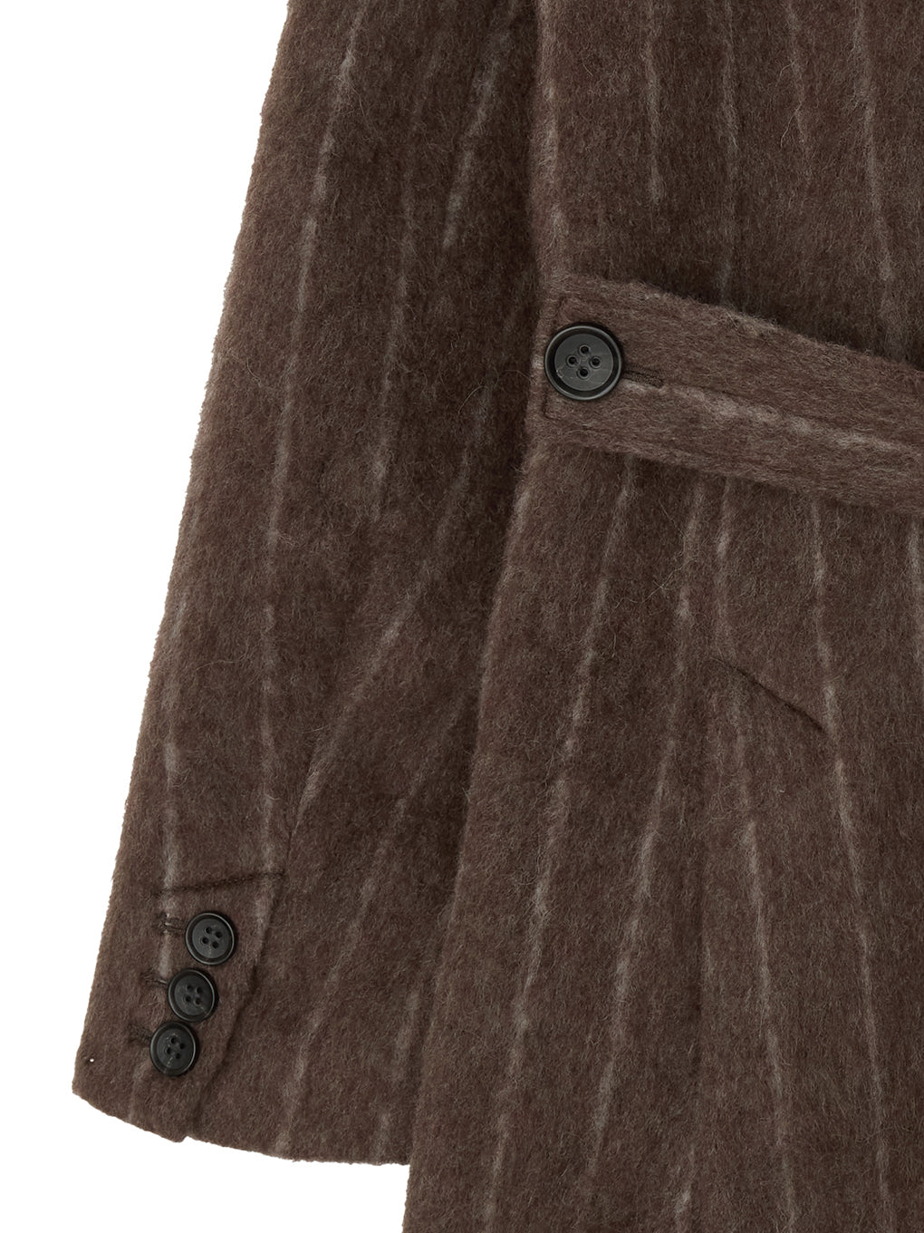 UND STRIPE ALPACA SHAGGY JACOT