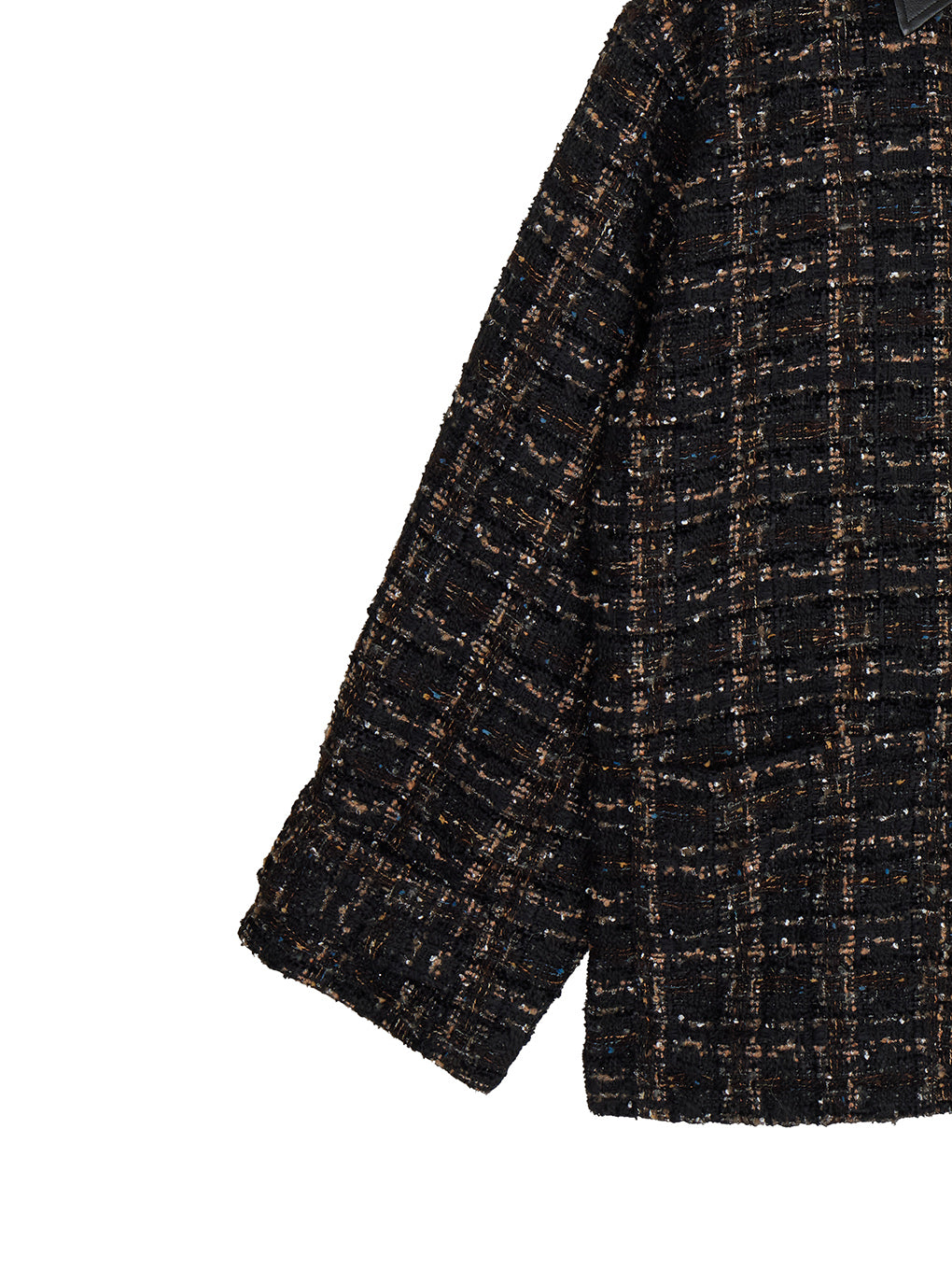 UND 2WAY TEXTURE TWEED JACKET