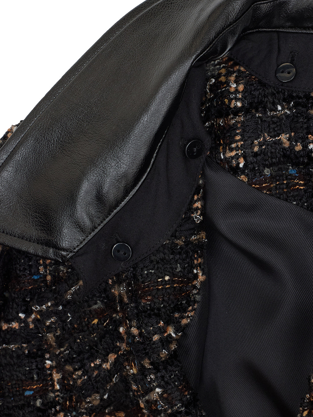UND 2WAY TEXTURE TWEED JACKET