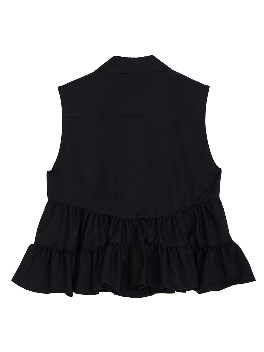 UND CURVE LINE FRILL VEST