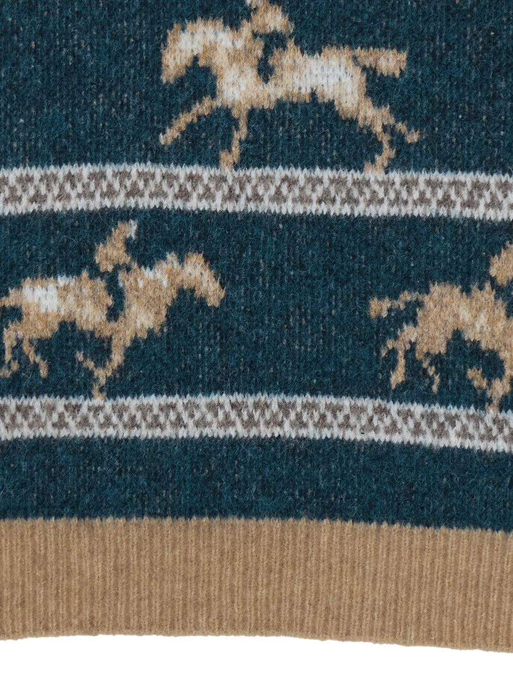 UND HORSE PATTERN KNIT