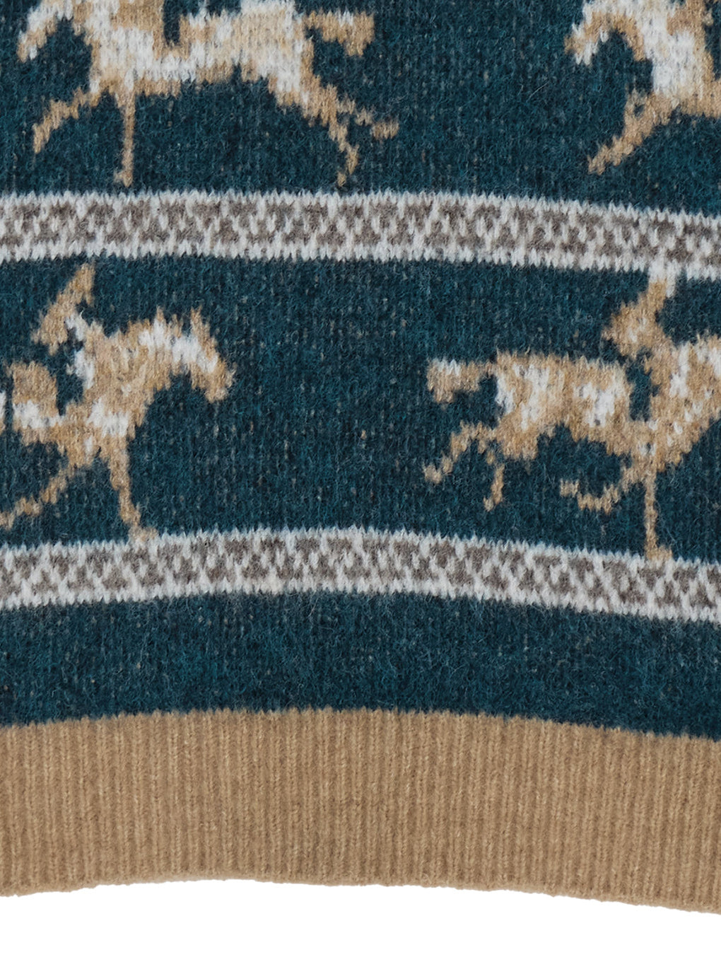 UND HORSE PATTERN KNIT