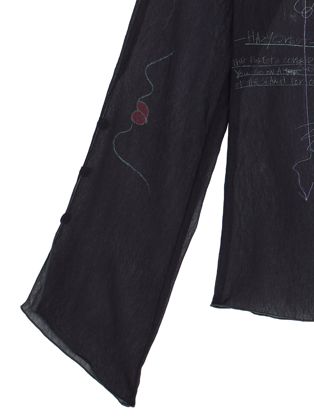 UND ASSORT COLOR TATTOO SHEER TOP