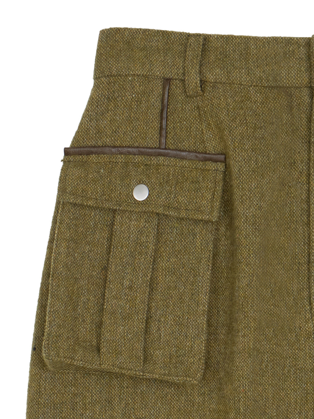 UND TWEED WORK DETAIL SKIRT