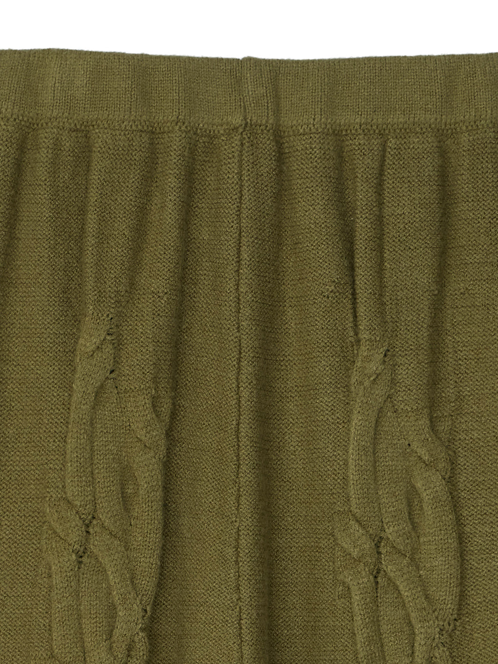 UND RANDOM CABLE KNIT PANTS