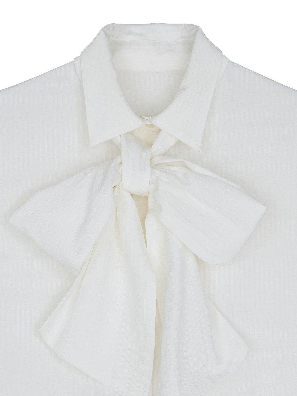 UND UNEVENNESS TIE BLOUSE