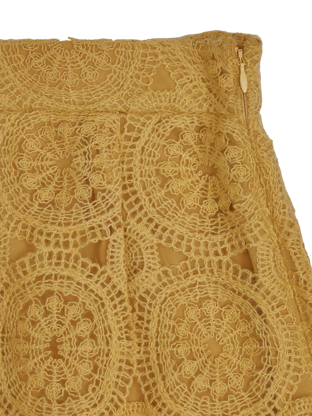 UND LACE LIKE KNIT SEMI FLARE SKIRT