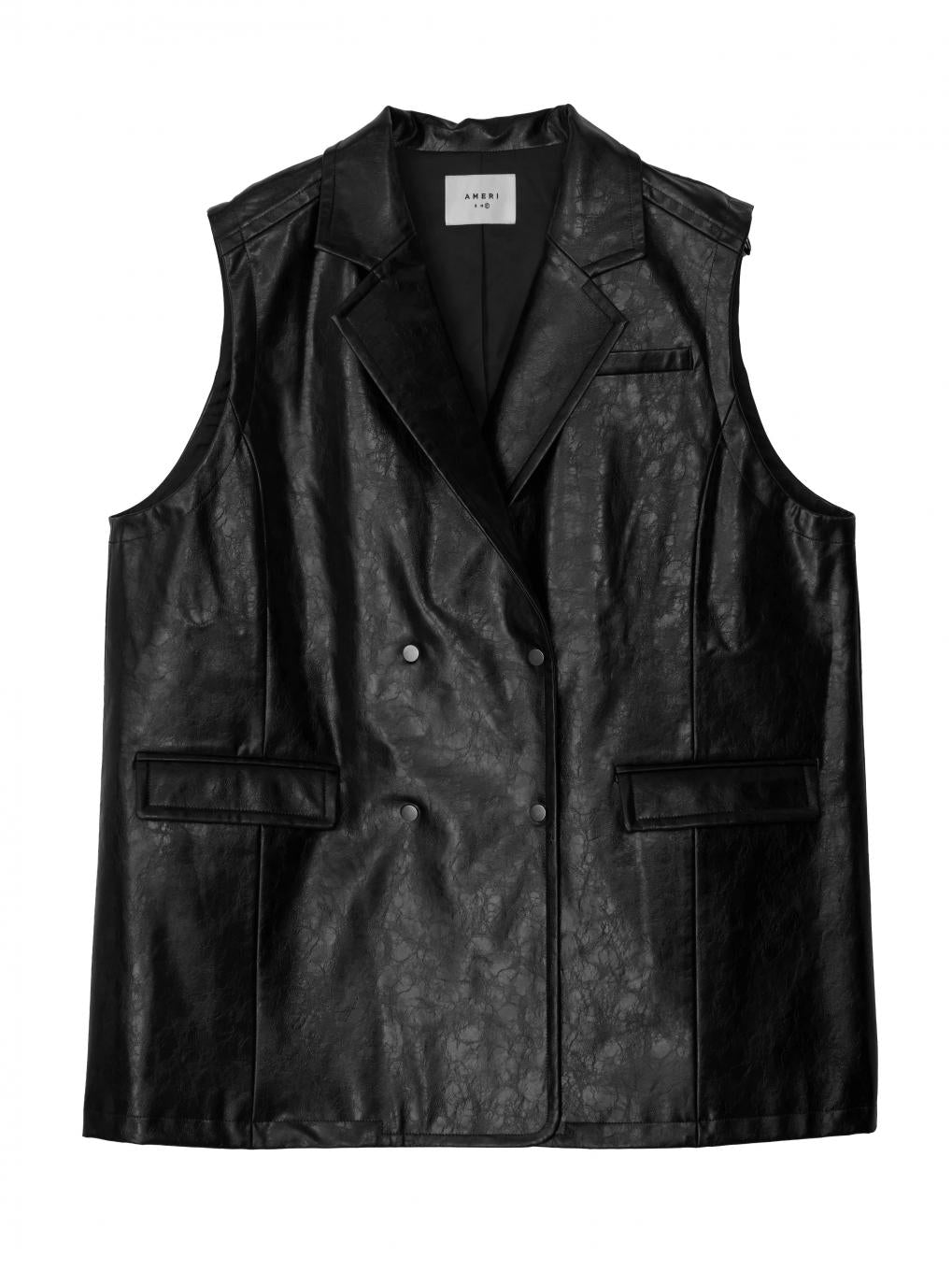 CRASH FAKE LEATHER N/S JACKET