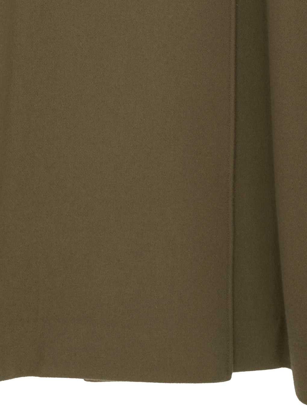 UND WOOL ASYMMETRY STAND COLLAR COAT