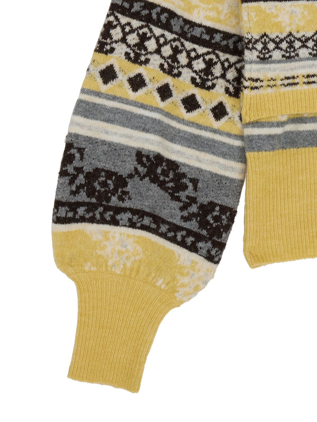 UND JACQUARD FAIR ISLE BUISTIER SET KNIT