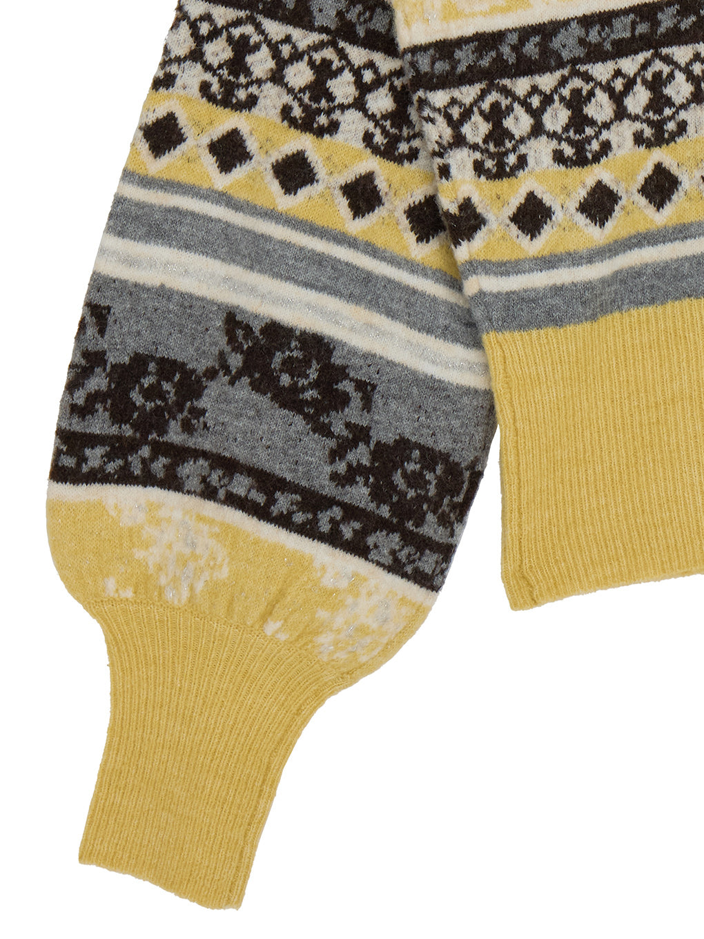 UND JACQUARD FAIR ISLE BUISTIER SET KNIT