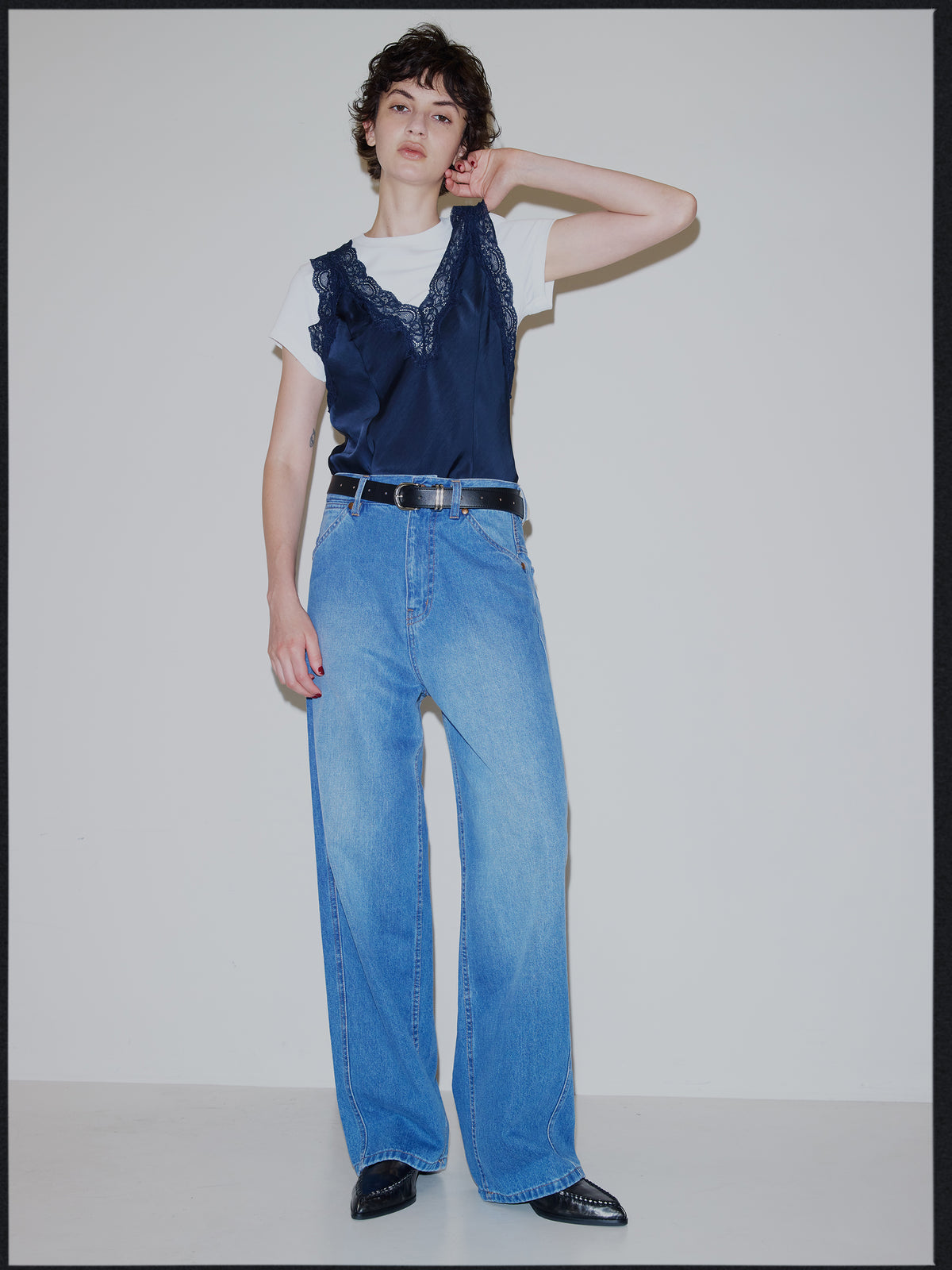 Wrangler×Ameri CURVE DENIM PANTS