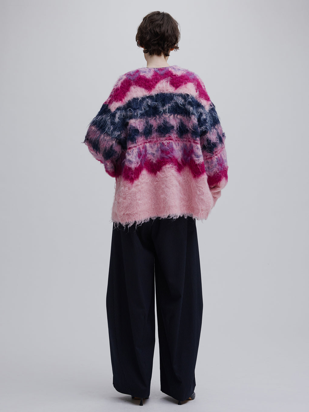 MONSTER SHAGGY LONG KNIT CARDIGAN
