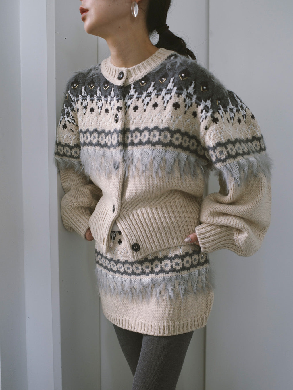 UND LADY NORDIC KNIT SKIRT