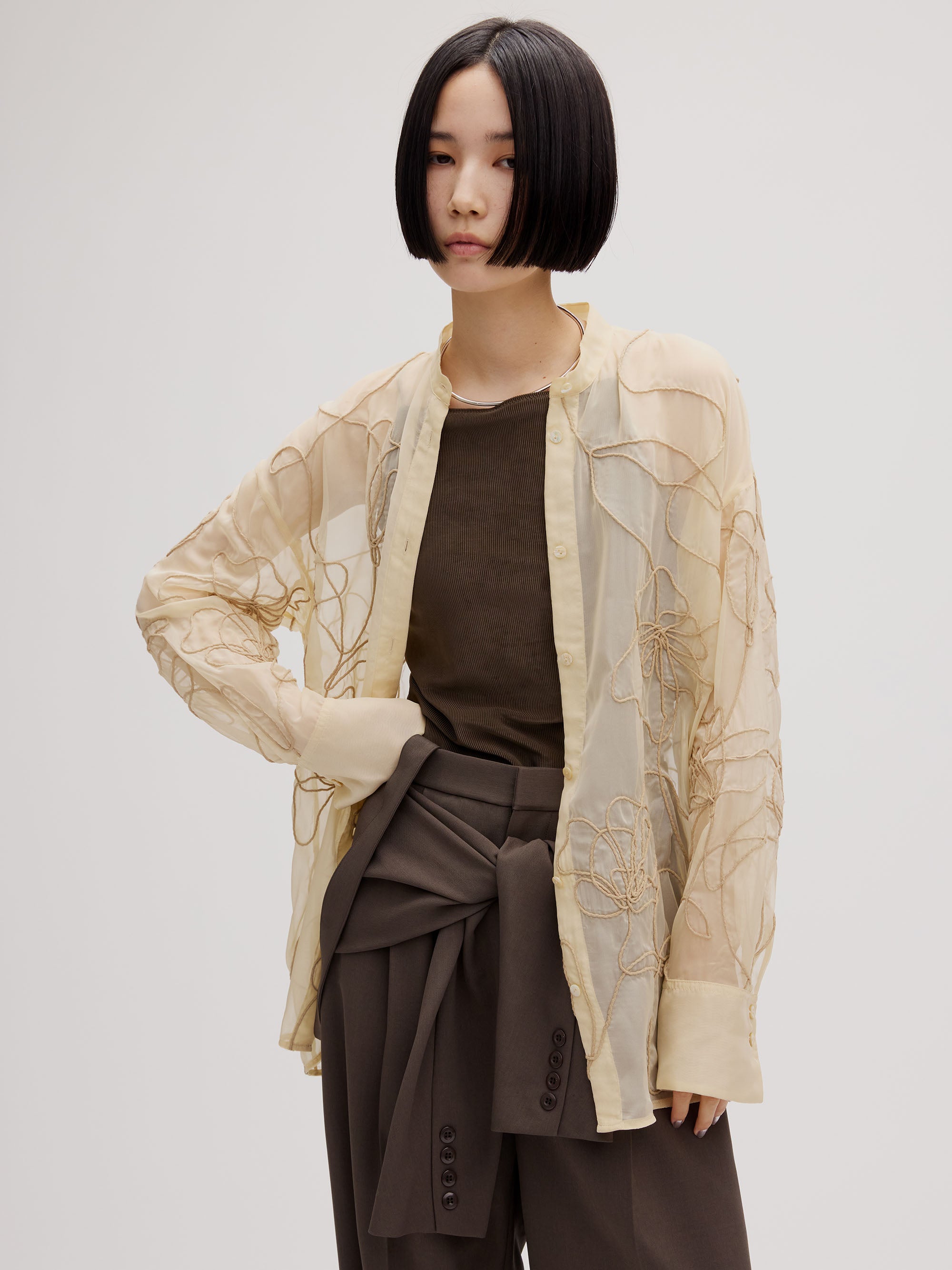 限定価格セール！ MEDI DAY DREAM SHEER SHIRT トップス