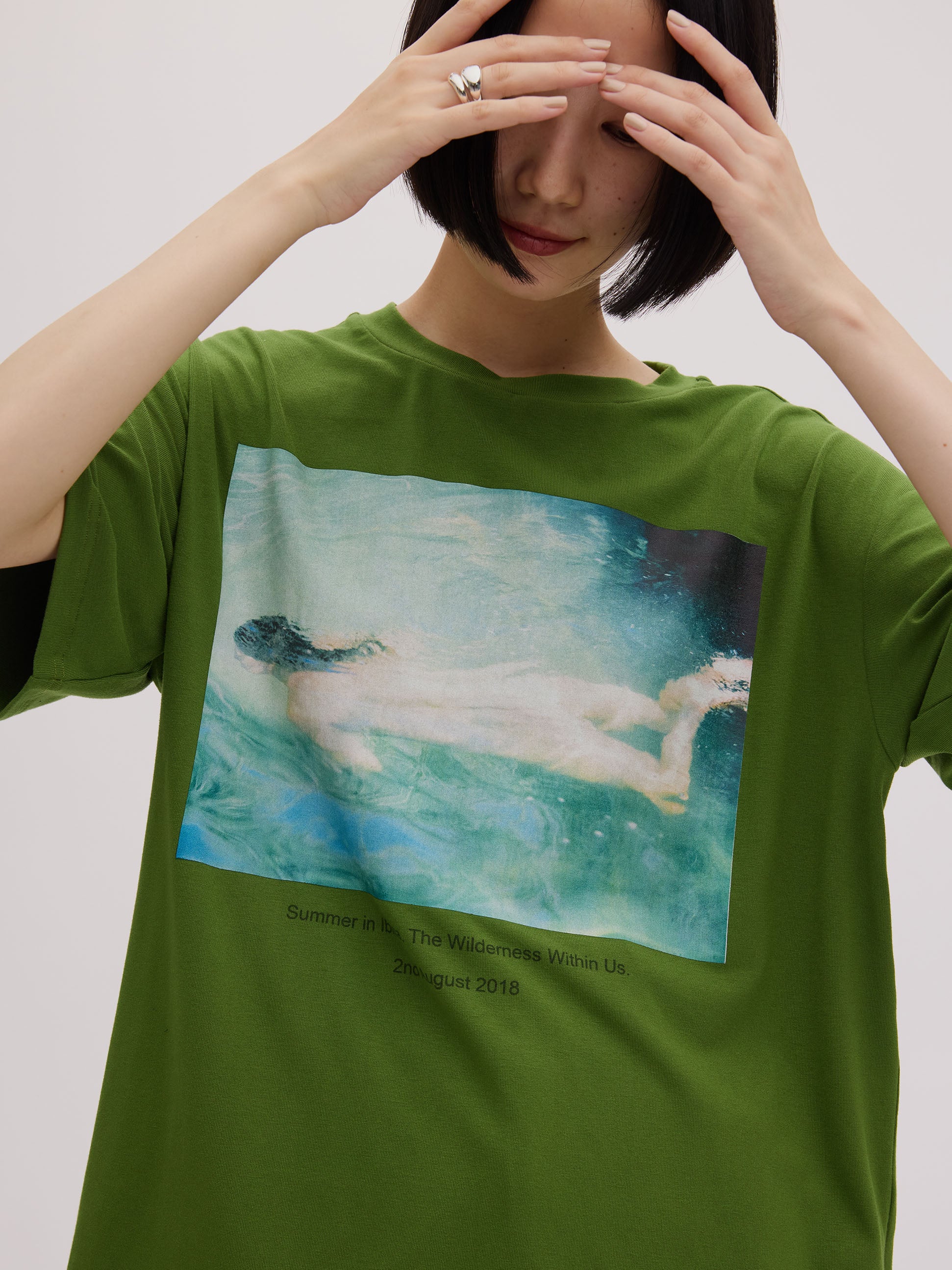 Silvia Conde Oliván×Ameri OVERSIZE TEE