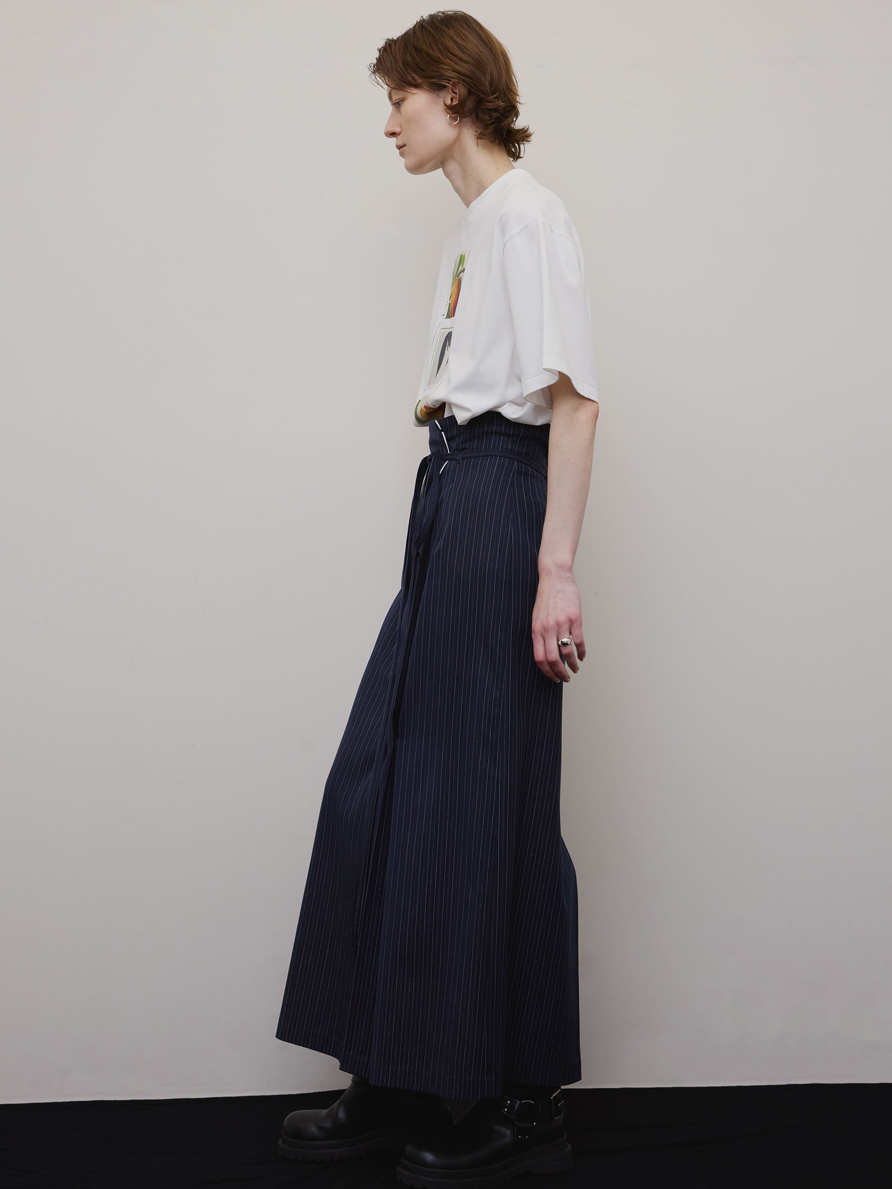 CROP FRAME PLUM TEE