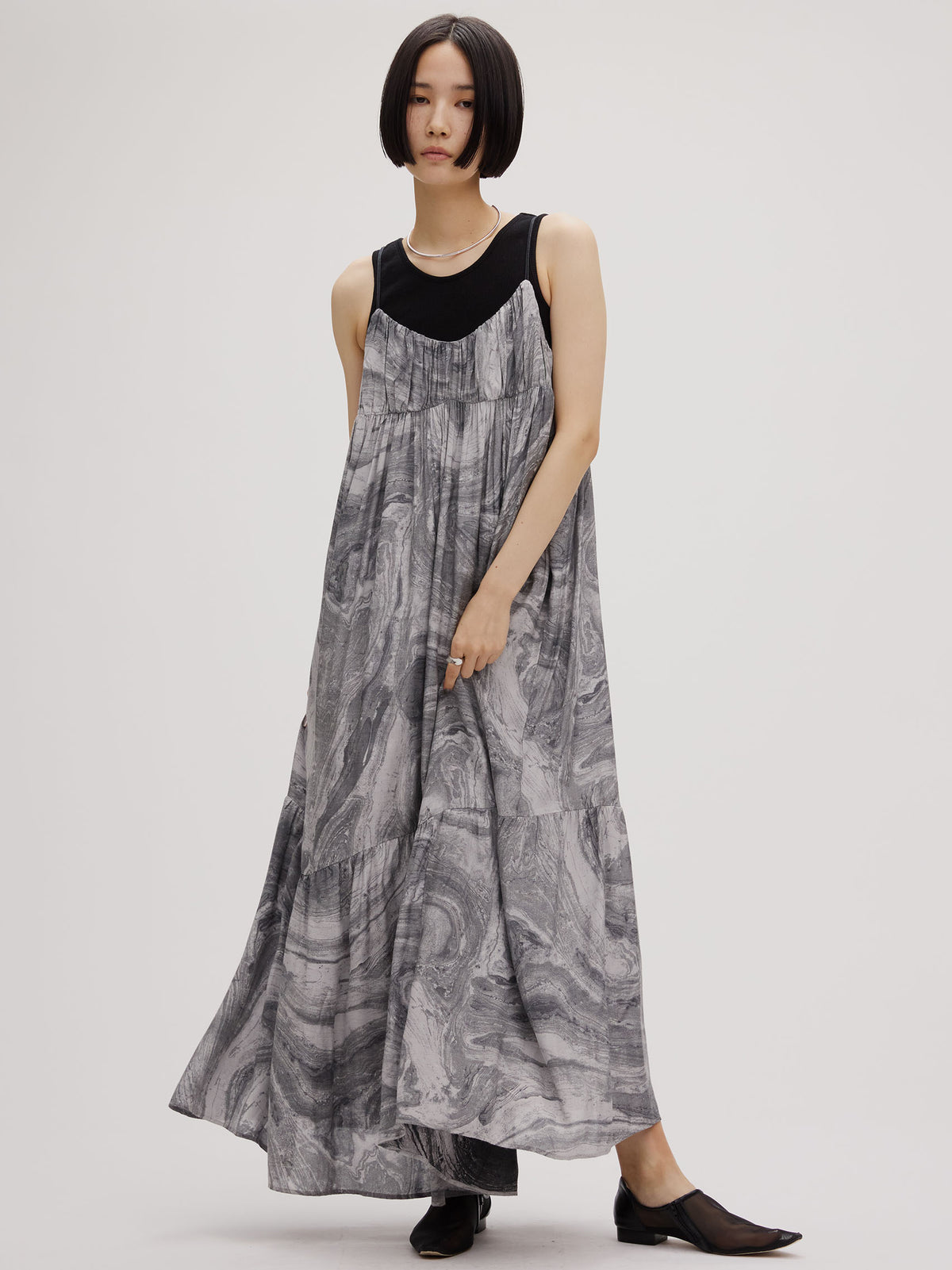 MEDI INDIAN POOL MARBLE DRESS