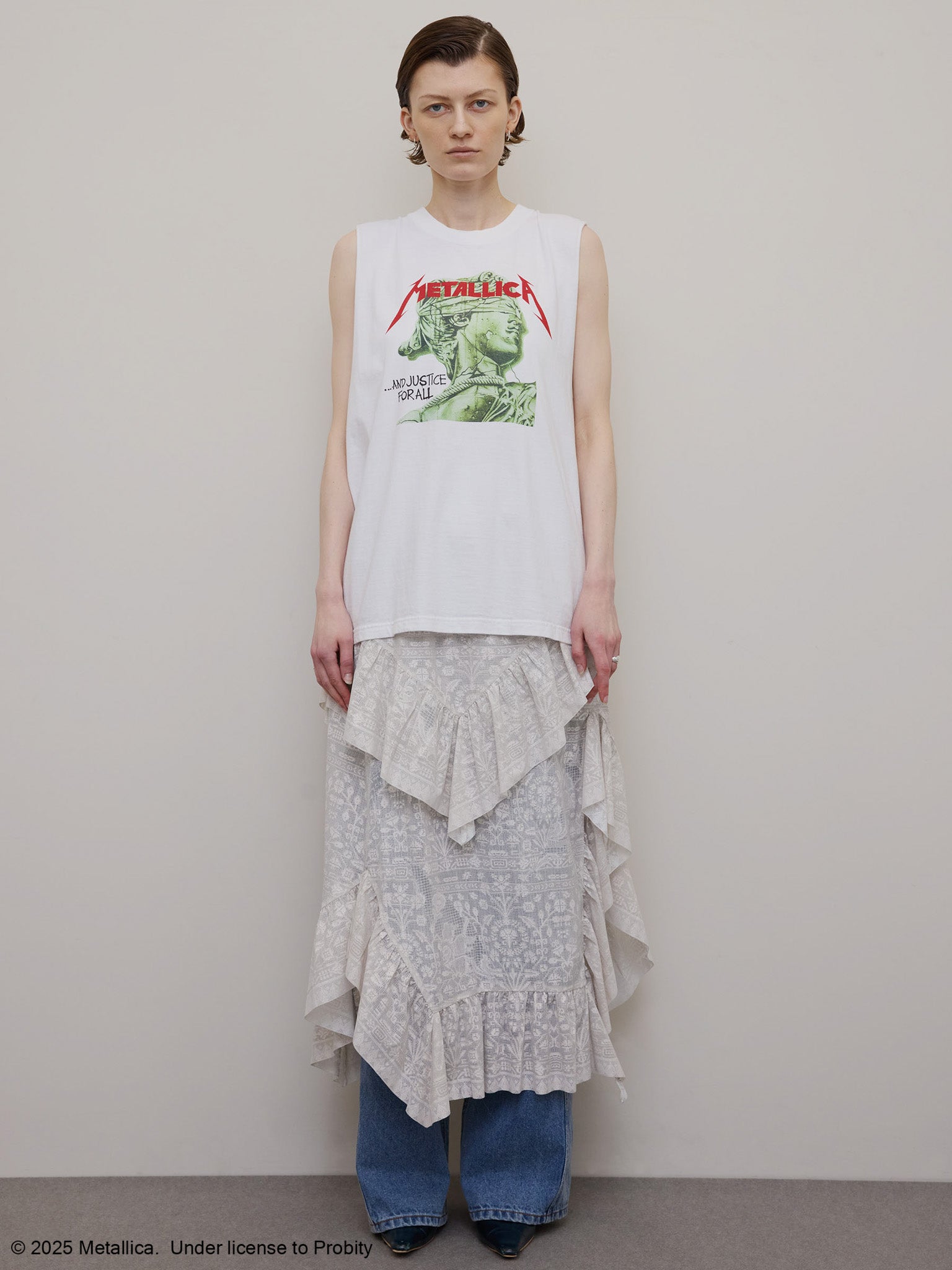 MEDI METALLICA WHT NS TEE