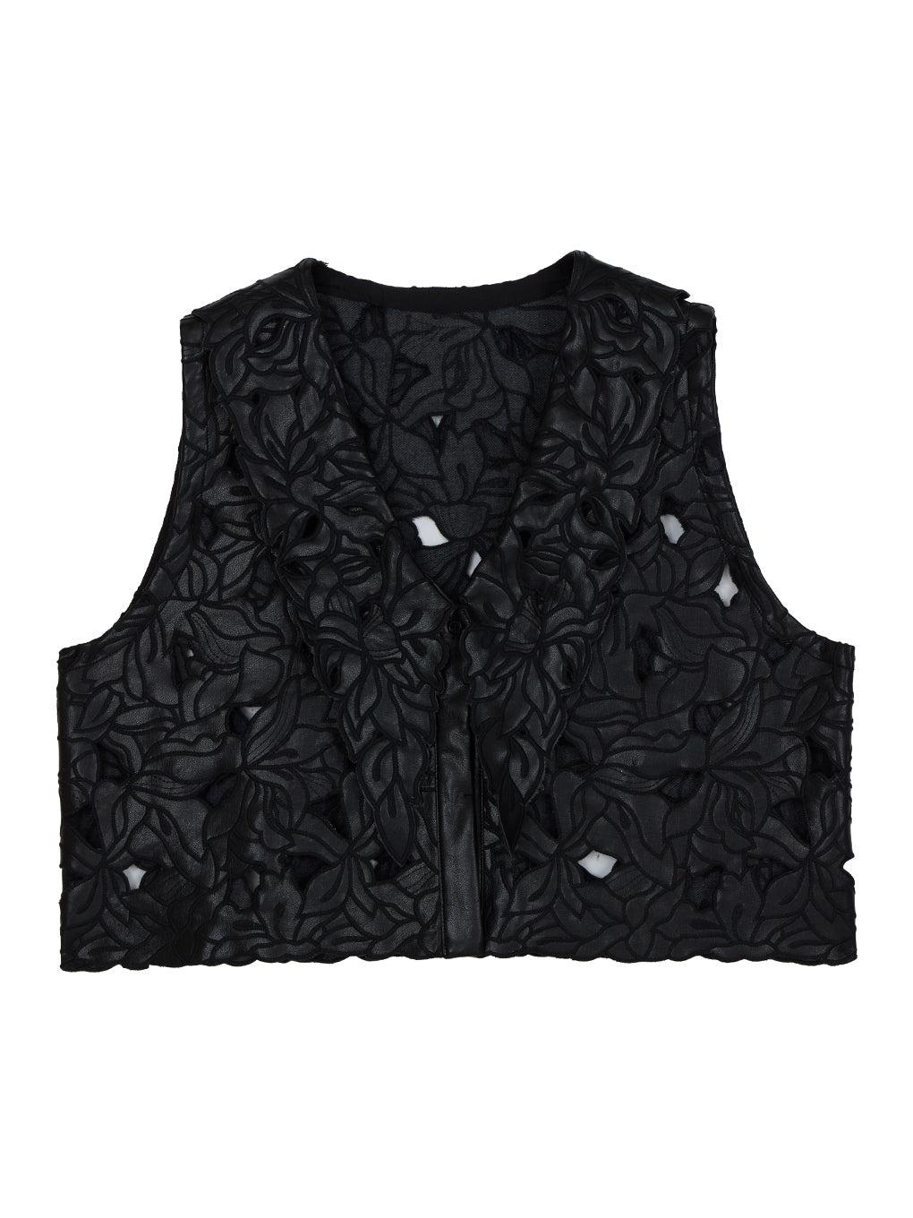 UND LACE CUTWORK VEST TOP