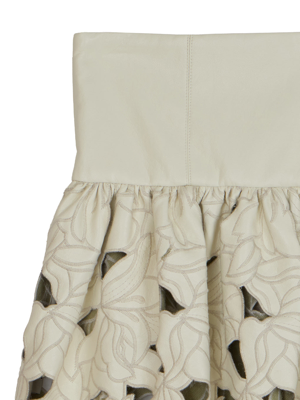 UND LACE CUTWORK CORSET TOP