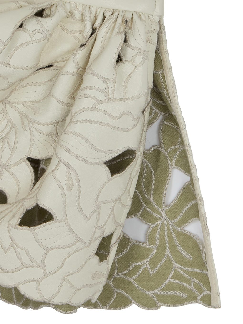 UND LACE CUTWORK CORSET TOP