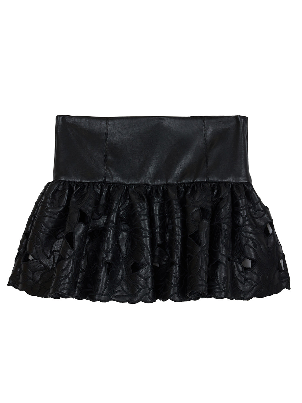 UND LACE CUTWORK CORSET TOP