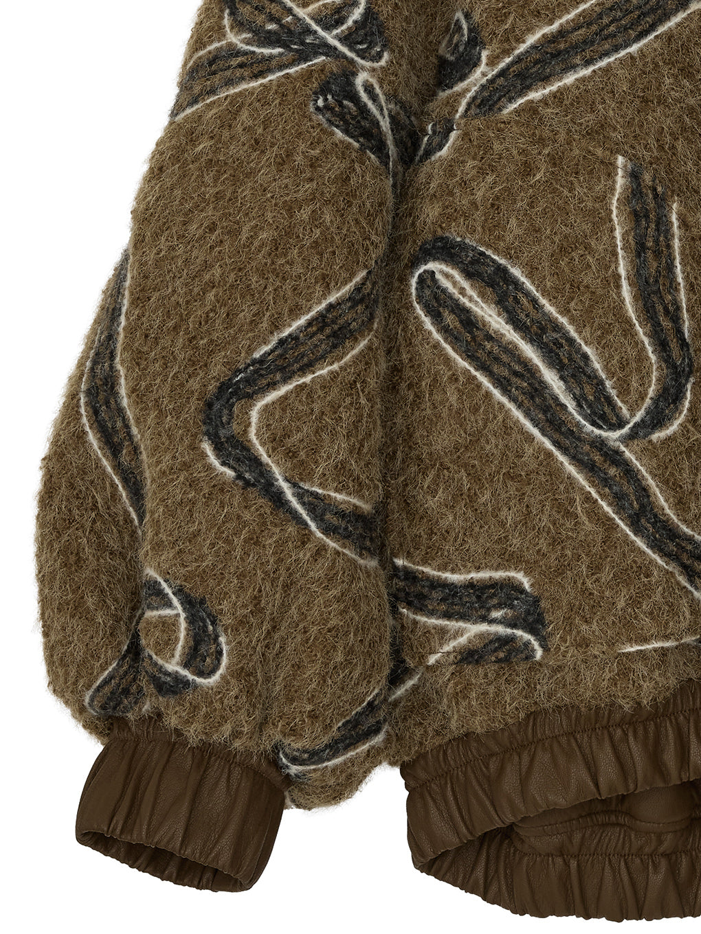 UND REVERSIBLE RIBBON BOA JACKET