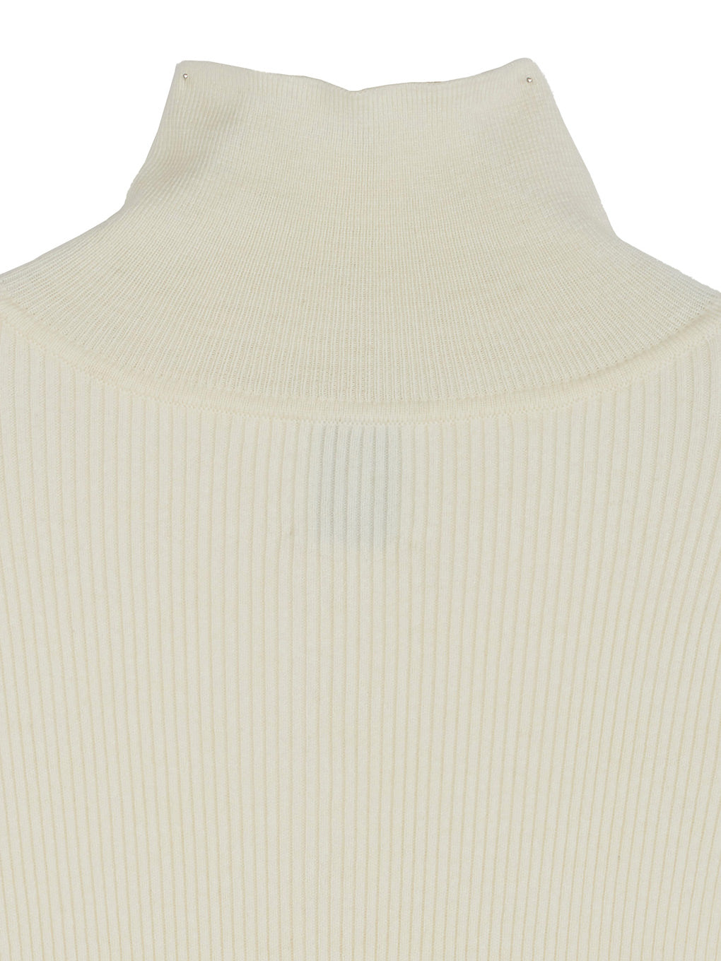 UND HIGH NECK BUTTON KNIT TOP