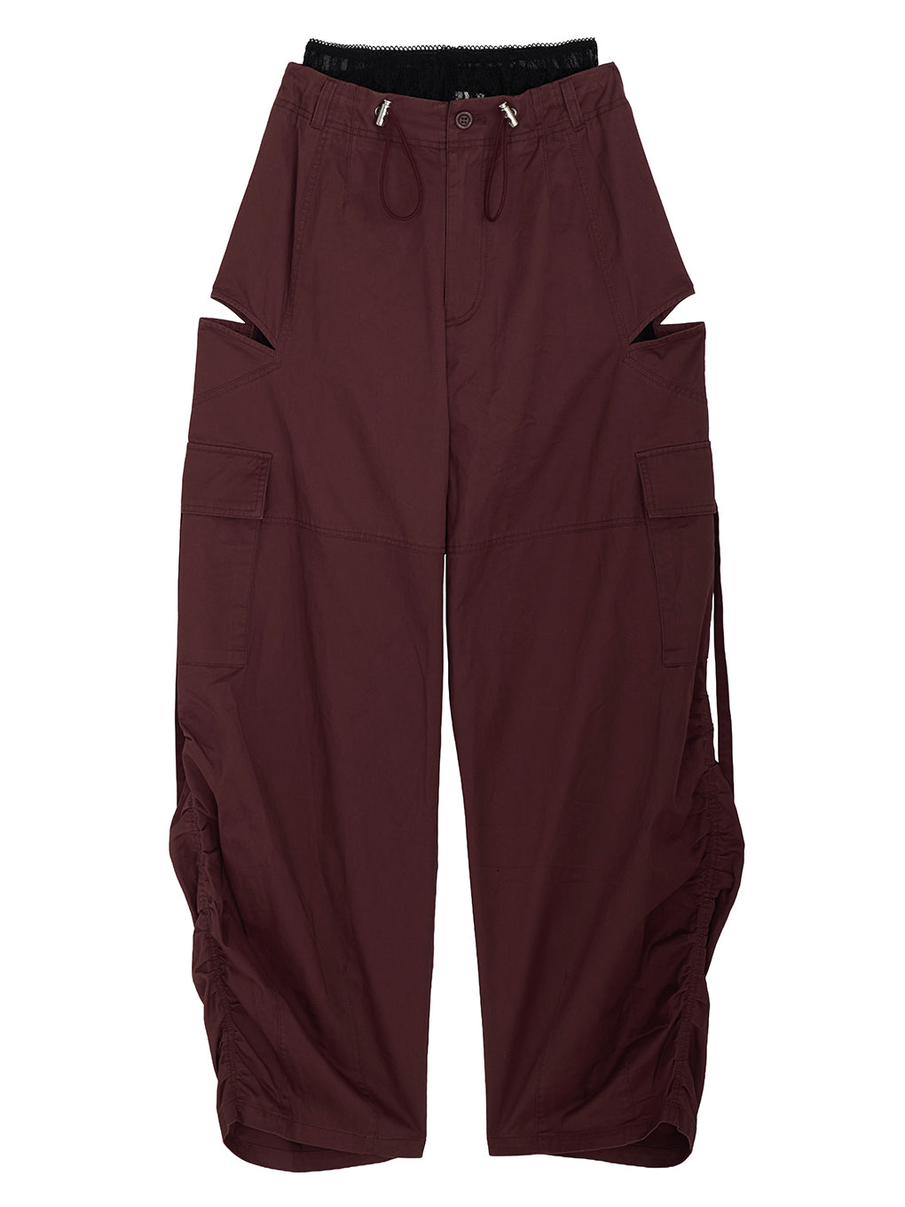 MILITARY SLIT LACE CARGO PANTS