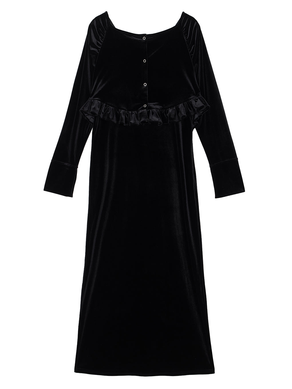 UND OFF SHOULDER VELOUR CARDIGAN SET DRESS