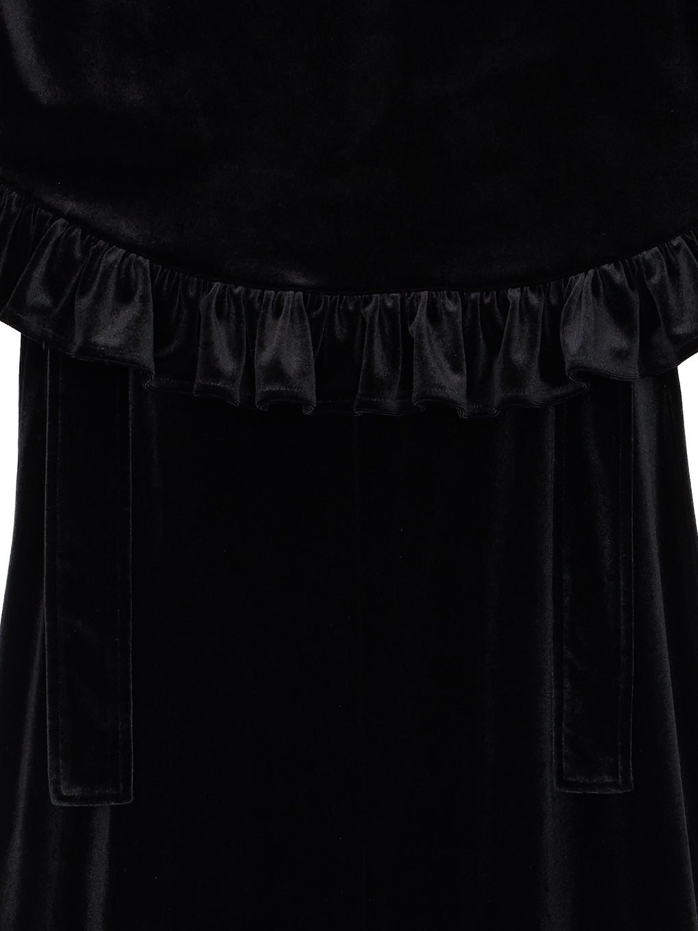 UND OFF SHOULDER VELOUR CARDIGAN SET DRESS