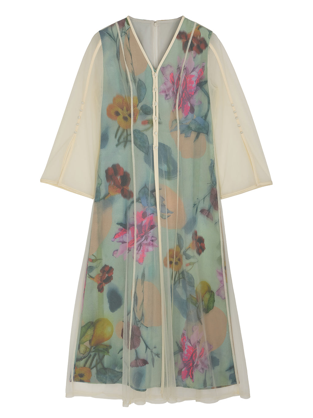 UND GRACE CHIFFON VEIL DRESS