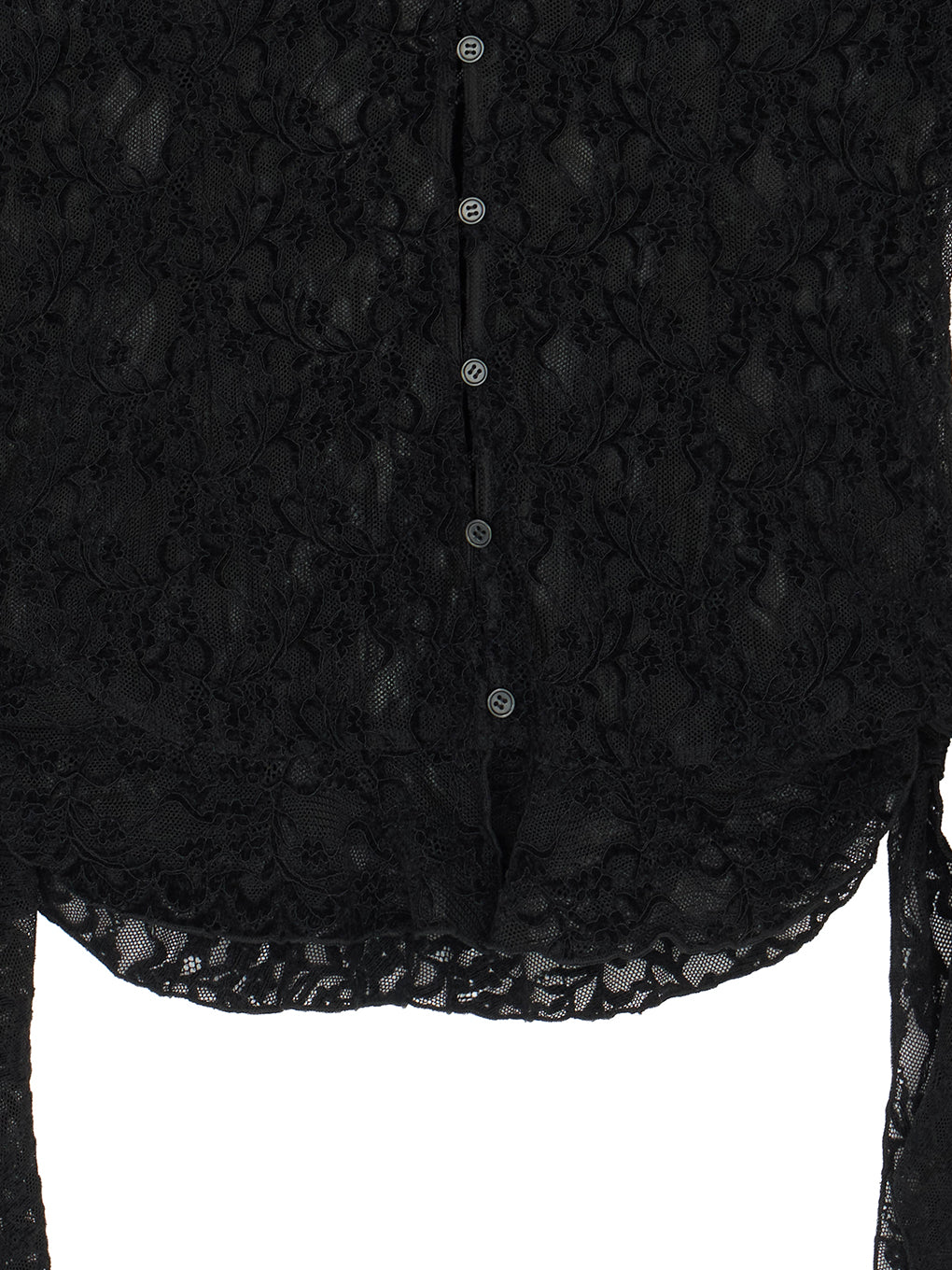 UND 2WAY CUT LACE FRILL TOP