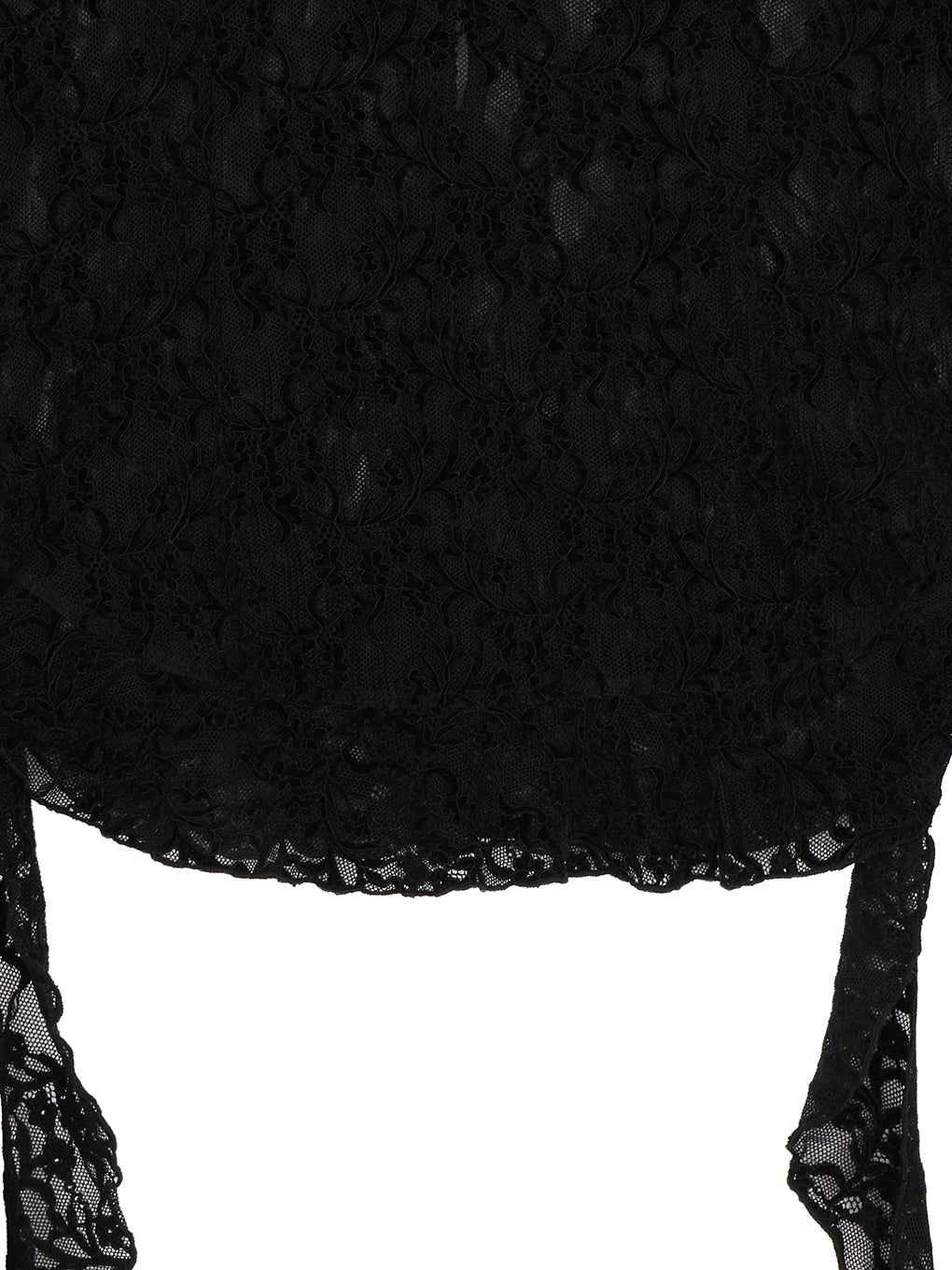 UND 2WAY CUT LACE FRILL TOP