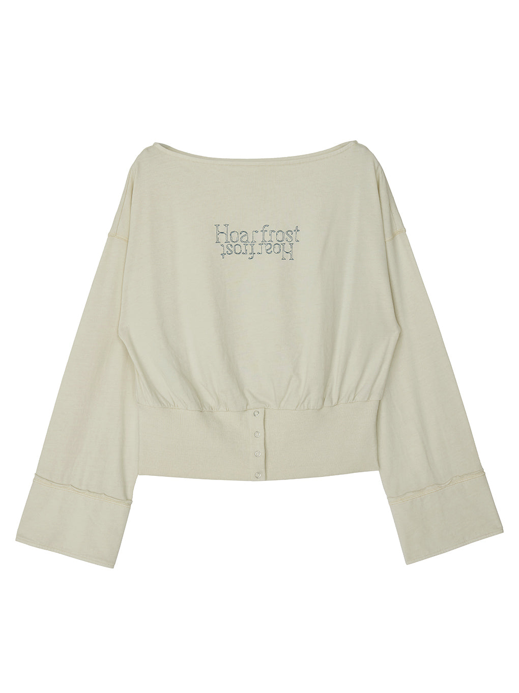 UND POWDER PRINT LONG SLEEVE TOP