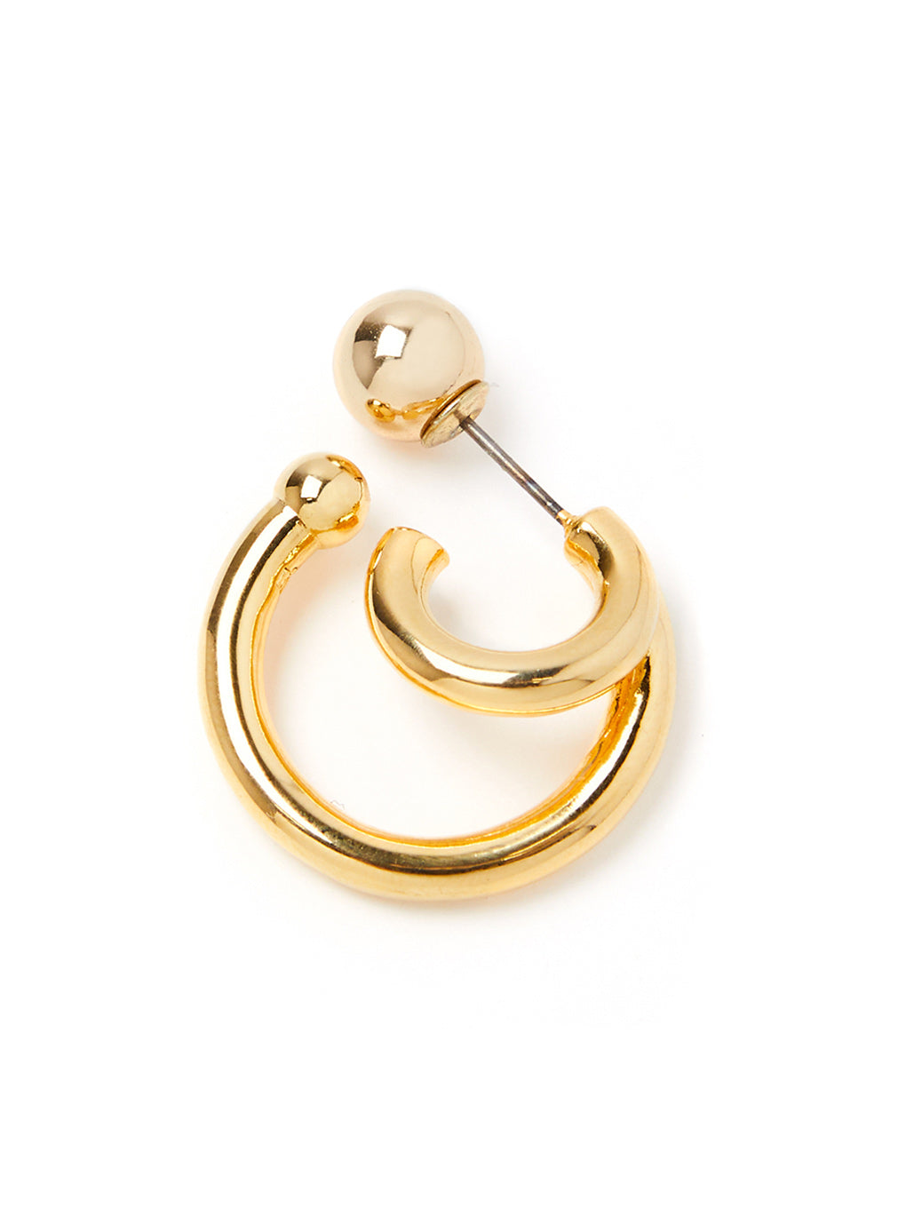 UND NICKEL FREE DOUBLE HOOP PIERCE