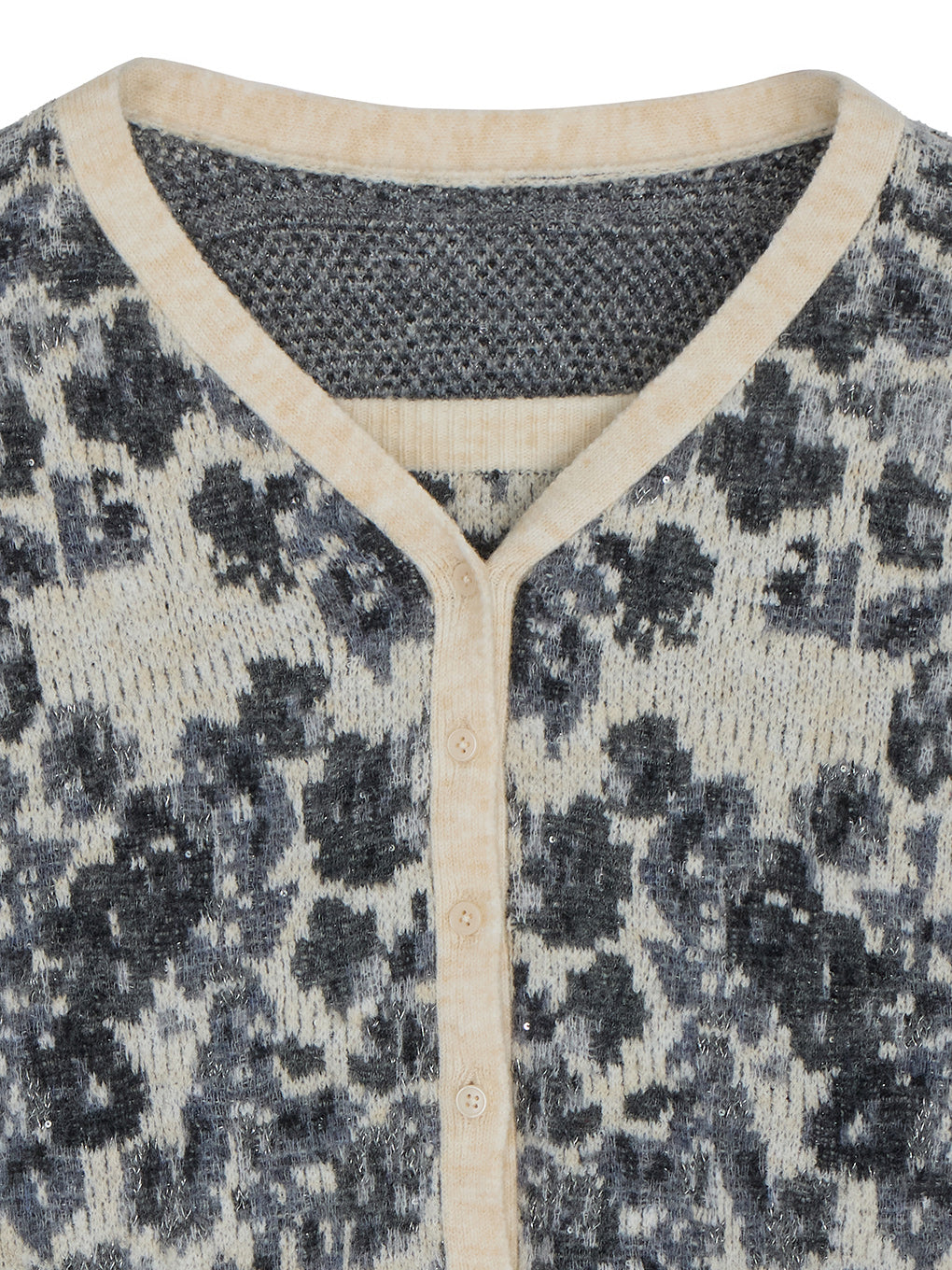 UND JACQUARD FLOWER BUISTIER SET KNIT