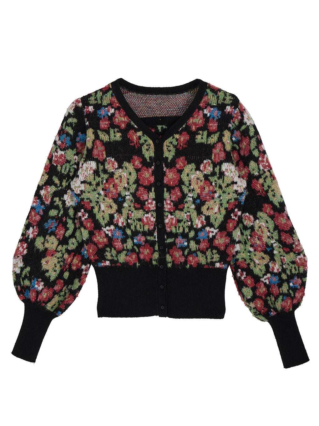 UND JACQUARD FLOWER BUISTIER SET KNIT