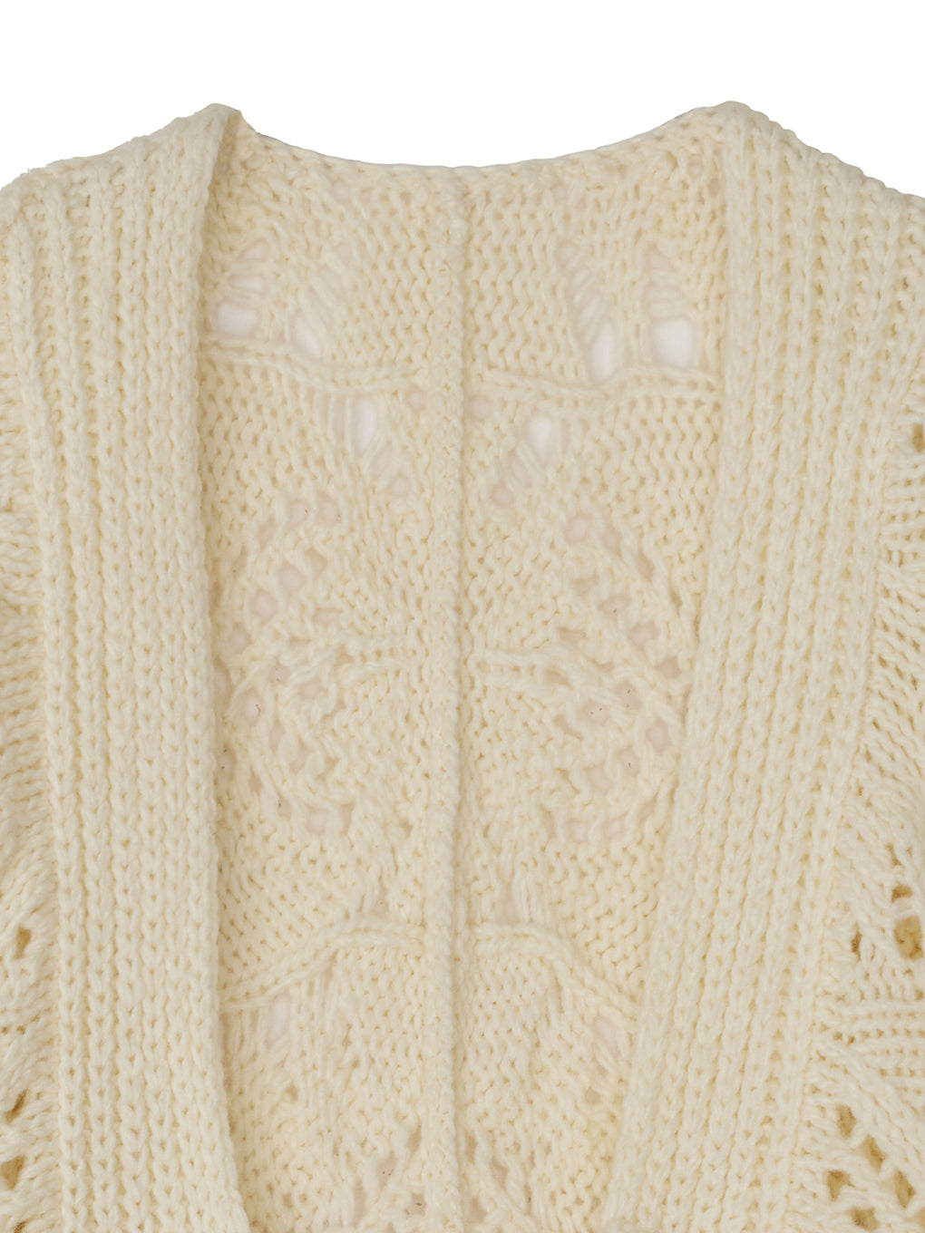 UND LOOSE CABLE KNIT CARDIGAN