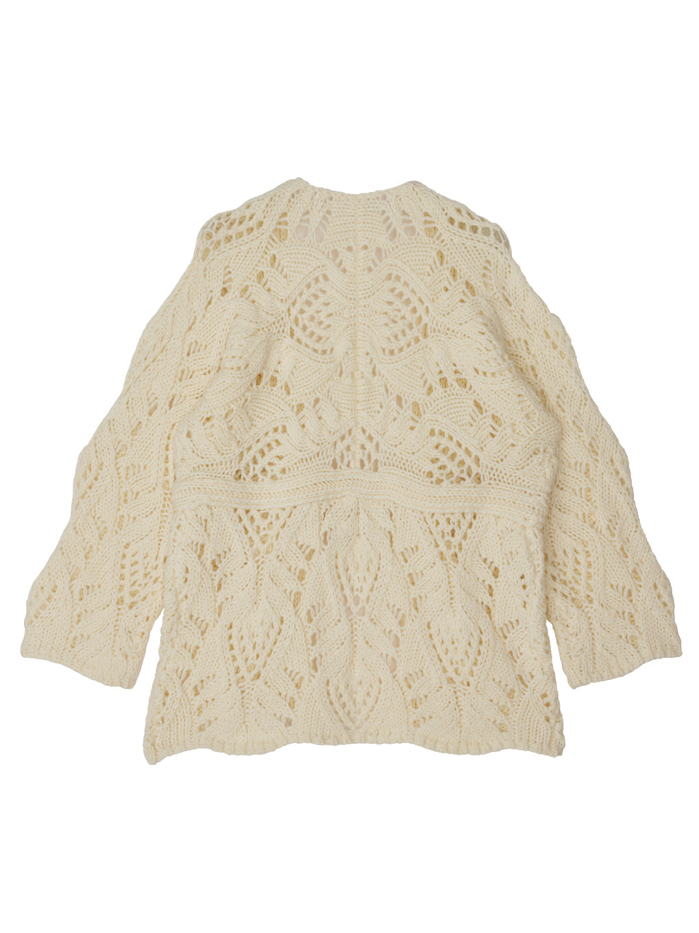 UND LOOSE CABLE KNIT CARDIGAN