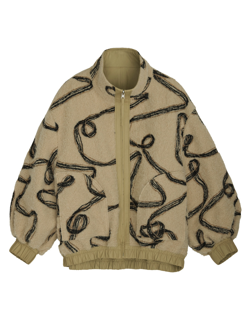 UND REVERSIBLE RIBBON BOA JACKET
