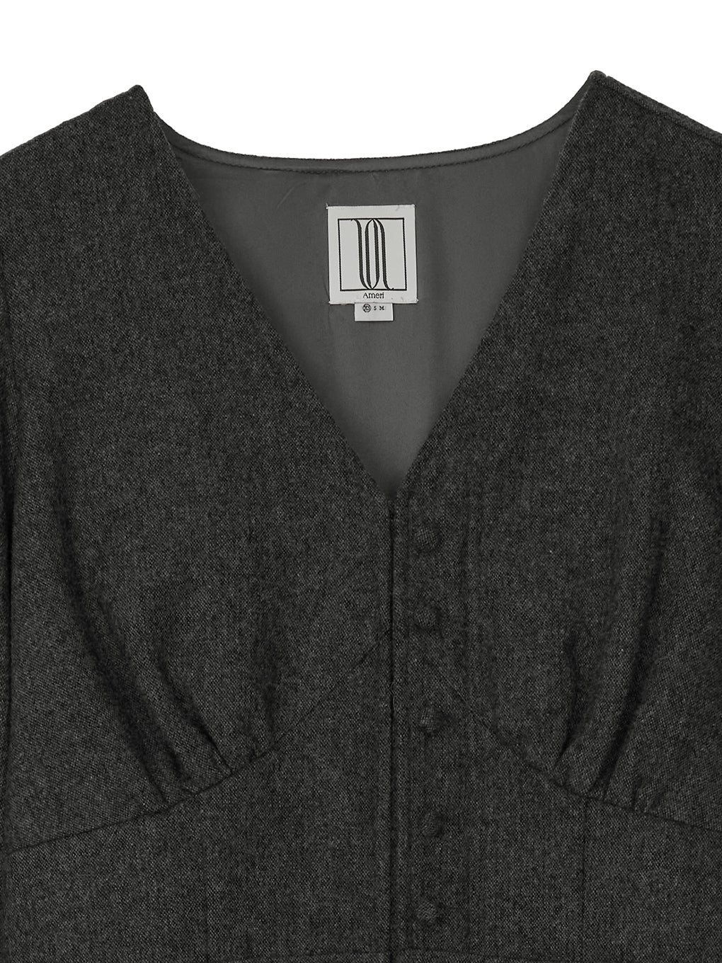 UND MELANGE FLANNEL DRESS