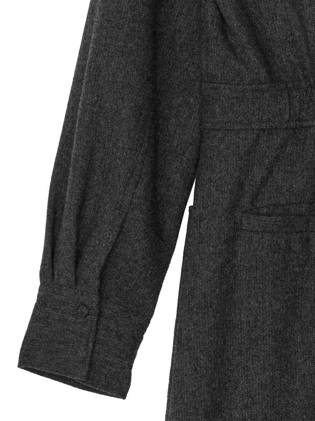 UND MELANGE FLANNEL DRESS